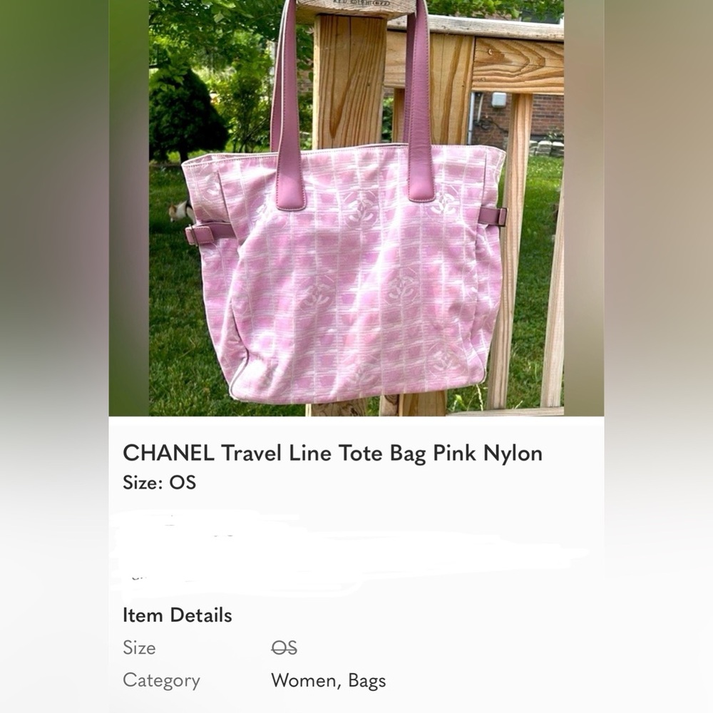 Chanel Travel Line Stylish Pink Tote Bag - Picture 2 of 16